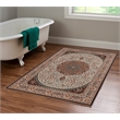 Linon Emerald Harris Woven Microfiber Polyester 3'3