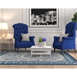 Linon Emerald Paulson Woven Microfiber Polyester 6'7
