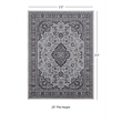 Linon Emerald Barton Woven Microfiber Polyester 2'2