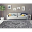 Linon Emerald Barton Woven Microfiber Polyester 6'7