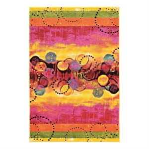 Linon Marisol Saltsa Power Loomed Polypropylene 5'x7'6&quot Rug in Yellow