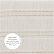 Linon Claridge Backless Counter Stool Striped Padded Seat Wood Frame in Brown