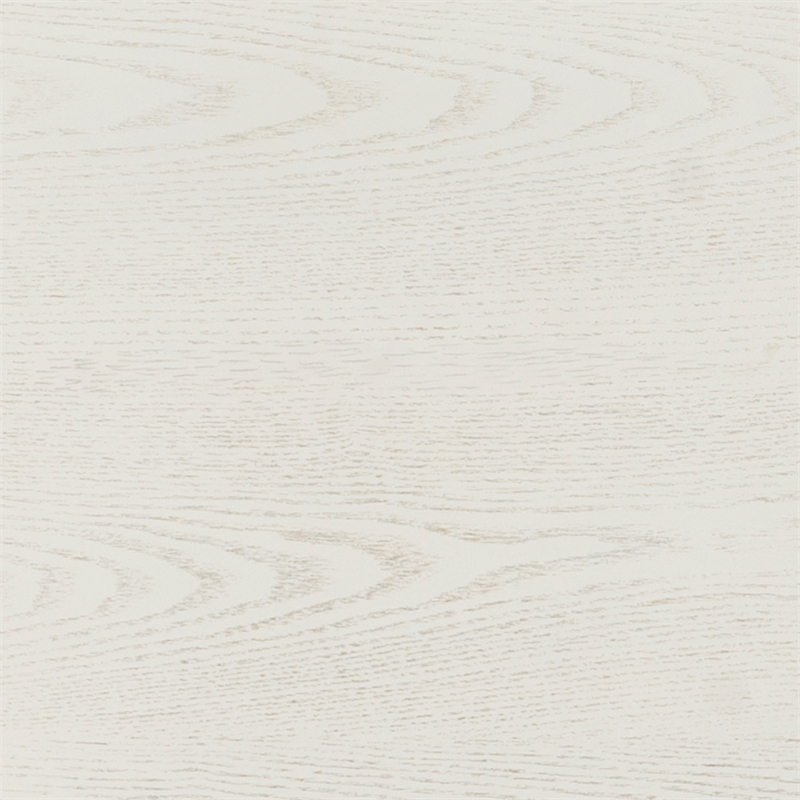 Linon Mavis Side Accent Table with Drawer and Shelf in Rustic White Wood