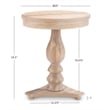 Linon Bree Round Wood Side Table 20