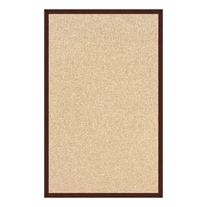 Linon Athena Machine Tufted Wool 9'10&quotx13' Rug in Natural and Brown