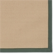 Linon Athena Machine Tufted Wool 4'x6' Rug in Sisal and Green