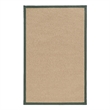 Linon Athena Machine Tufted Wool 8'x11' Rug in Sisal and Green
