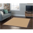 Linon Athena Machine Tufted Wool 5'x8' Rug in Sisal and Slate