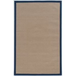 Linon Athena Machine Tufted Wool 9'10&quotx13' Rug in Cork and Blue