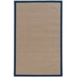 Linon Athena Machine Tufted Wool 4'x6' Rug in Cork and Blue