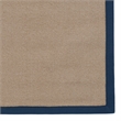 Linon Athena Machine Tufted Wool 5'x8' Rug in Cork and Blue