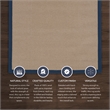 Linon Athena Machine Tufted Wool 8'9