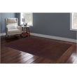 Linon Classic Greek Key Hand Woven Wool 5'x8' Rug in Brown