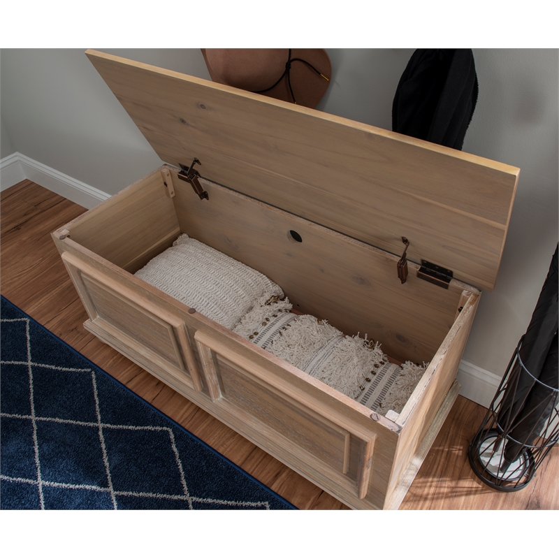 Linon Chadwick Traditional Cedar Chest in Natural Finished Wood