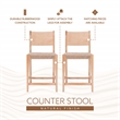 Linon Patty Wood 24