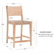 Linon Patty Wood 24