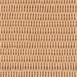 Linon Patty 6 Pce Wood Dining Set 4 Chairs and Bench with Woven Seats in Brown