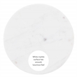Linon Atlee White Marble 10.5
