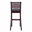 Linon Triena Ladder Back Faux Leather Seat 31