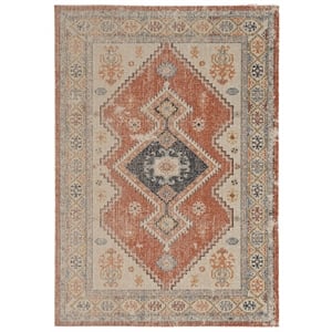 Linon Great Zero Lofton Machine Made Polyester 2'x3' Rug in Ivory
