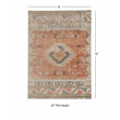 Linon Great Zero Barlow Machine Made Polyester 8'x10' Rug in Ivory