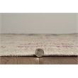 Linon Great Zero Rollins Machine Made Polyester 3'x5' Rug in Ivory