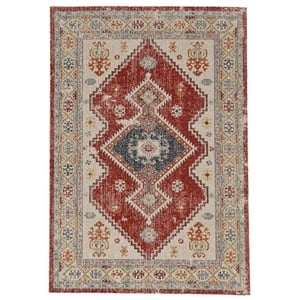 Linon Great Zero Koble Machine Made Polyester 2'x3' Rug in Ivory