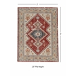 Linon Great Zero Koble Machine Made Polyester 2'x3' Rug in Ivory
