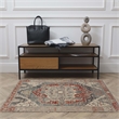 Linon Great Zero Anlow Machine Made Polyester 3'x5' Rug in Ivory