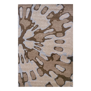 Linon Miso Tybee Machine Made Polypropylene 8'x10'4&quot Area Rug in Ivory