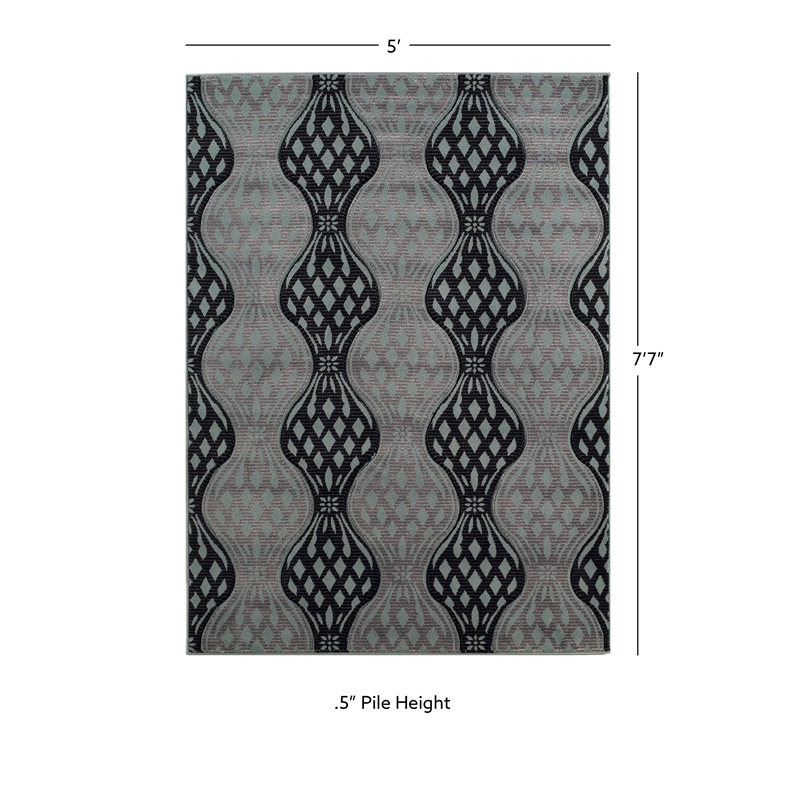 Linon Miso Mylon Machine Made Polypropylene 5'x7'6