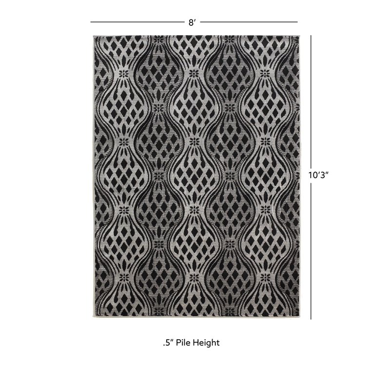 Linon Miso Mylon Machine Made Polypropylene 8'x10'4