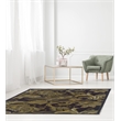 Linon Trio Lahour Hand Tufted Polyester 5'x7' Area Rug in Purple