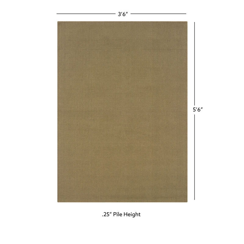 Linon Classic Stripe Hand Woven Wool 3'6