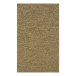 Linon Classic Stripe Hand Woven Wool 3'6&quotx5'6&quot Rug in Cedar Green