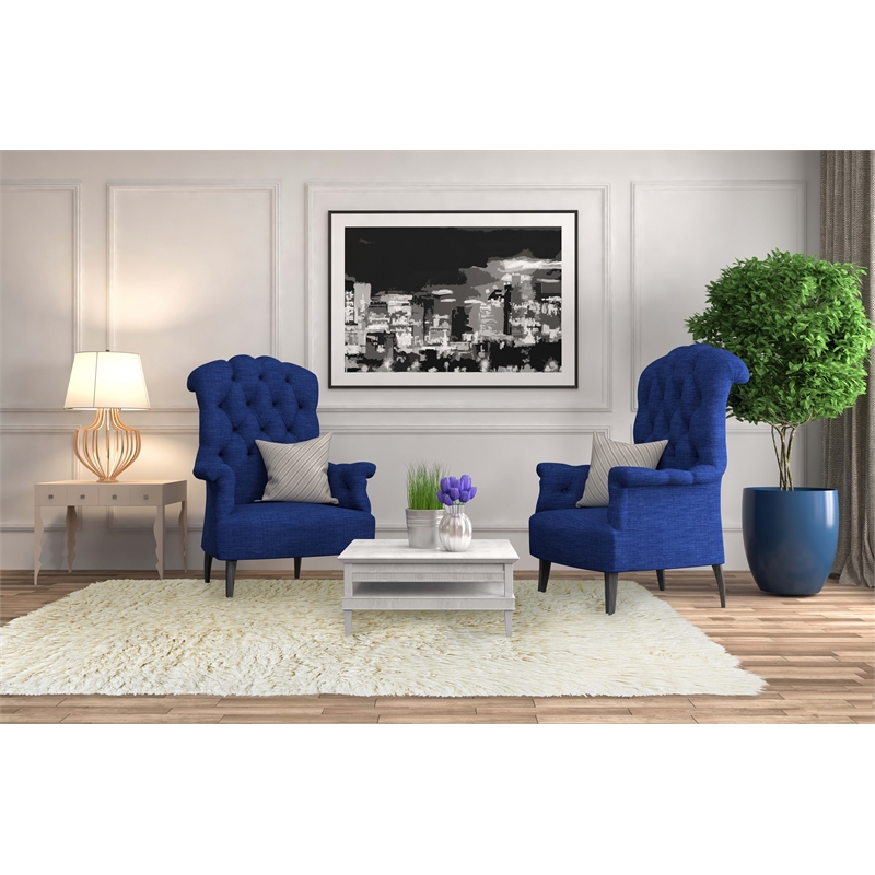 Linon 3A Flokati Hand Woven Wool 7'x10' Rug in Natural