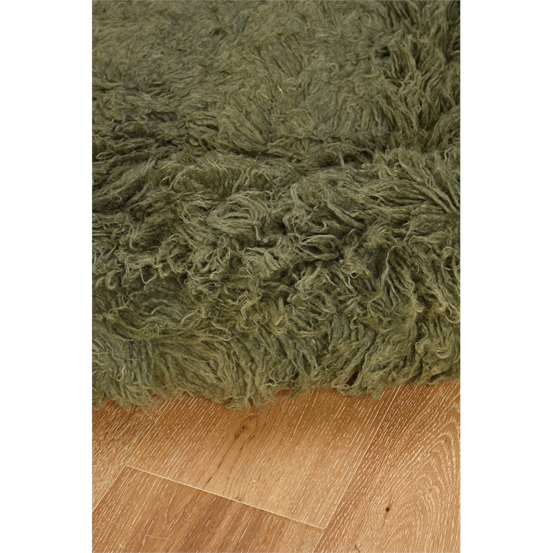 Linon New Flokati Hand Woven Wool 2'4