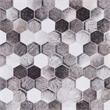 Linon Laredo Montez Woven Polyester 5'x7' Rug in Gray