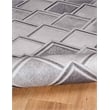 Linon Laredo Fortin Woven Polyester 3'x5' Rug in Gray