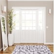 Linon Laredo Burke Woven Polyester 3'x5' Rug in Gray