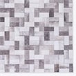 Linon Laredo Burke Woven Polyester 3'x5' Rug in Gray