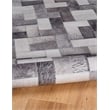 Linon Laredo Burke Woven Polyester 3'x5' Rug in Gray