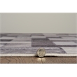 Linon Laredo Burke Woven Polyester 3'x5' Rug in Gray