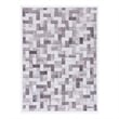 Linon Laredo Burke Woven Polyester 3'x5' Rug in Gray