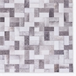 Linon Laredo Burke Woven Polyester 5'x7' Rug in Gray