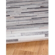 Linon Laredo Tanner Woven Polyester 5'x7' Rug in Gray
