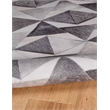 Linon Laredo Trenton Woven Polyester 3'x5' Rug in Gray