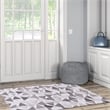 Linon Laredo Trenton Woven Polyester 3'x5' Rug in Gray