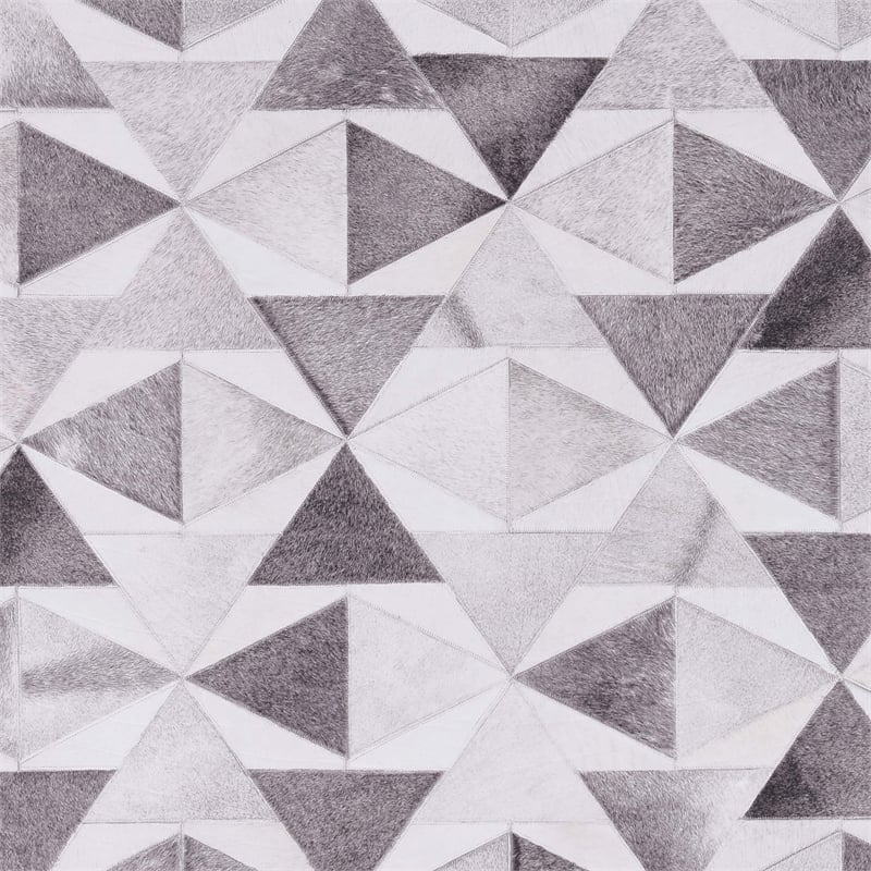 Linon Laredo Trenton Woven Polyester 3'x5' Rug in Gray