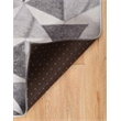 Linon Laredo Trenton Woven Polyester 5'x7' Rug in Gray